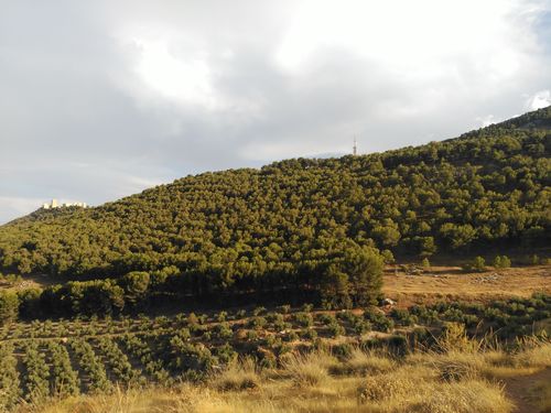 Cerro de Santa Catalina desde el noroeste