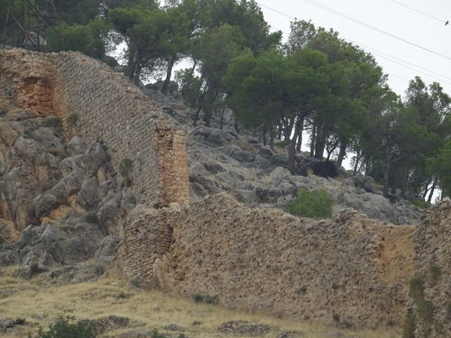 Lienzo muralla sur Jaén. Cerro Santa Catalina 