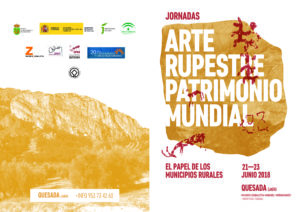 Flyer Jornadas Arte Rupestre Quesada a