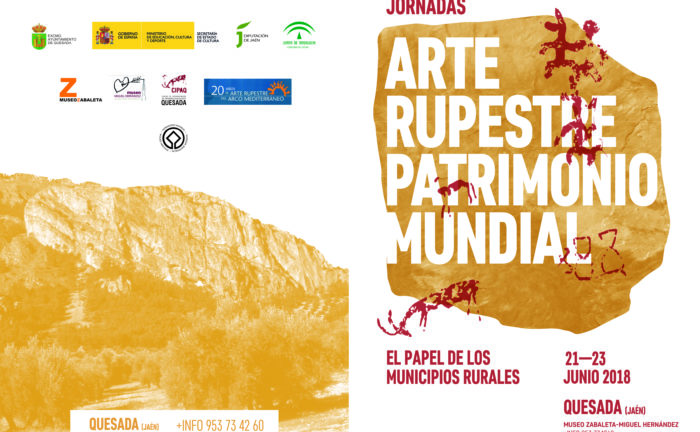 Flyer Jornadas Arte Rupestre Quesada a