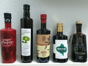 cata a ciegas de Aceite de Oliva Virgen Extra